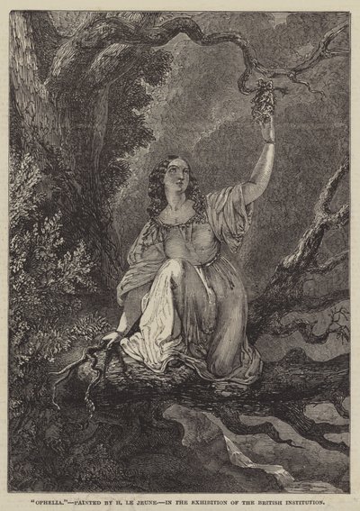 Ophelia by Henry Le Jeune